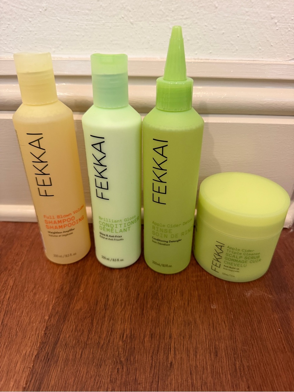 Fekkai shampoo/conditioner/ scalp rinse/ scalp mask.